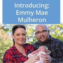 MKR 2013 winners Dan and Steph Mulheron with baby daughter Emmy