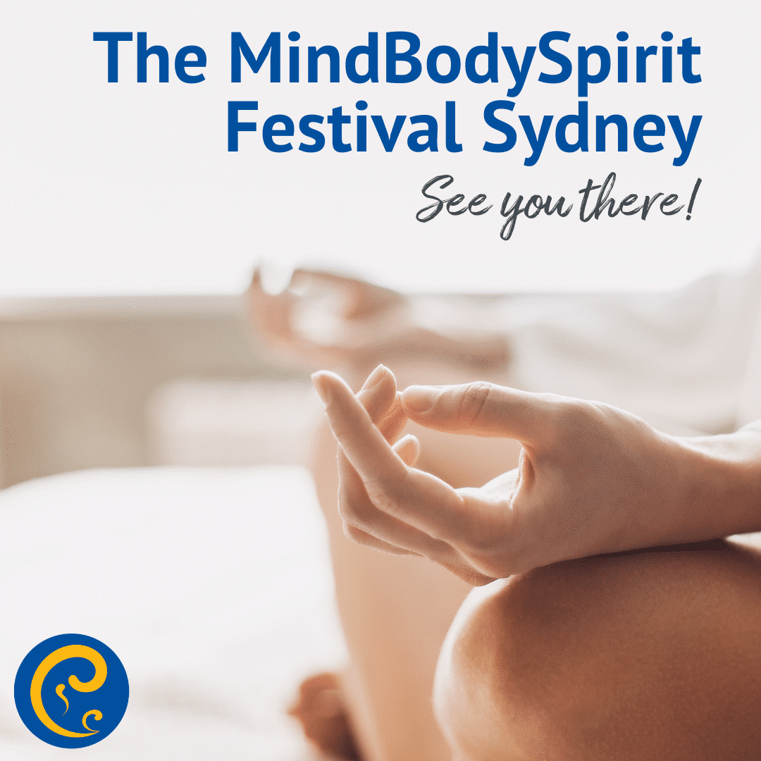 woman meditating on her bed